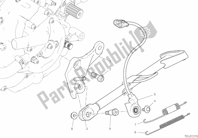 Tutte le parti per il In Piedi del Ducati Hypermotard 950 SP 2020